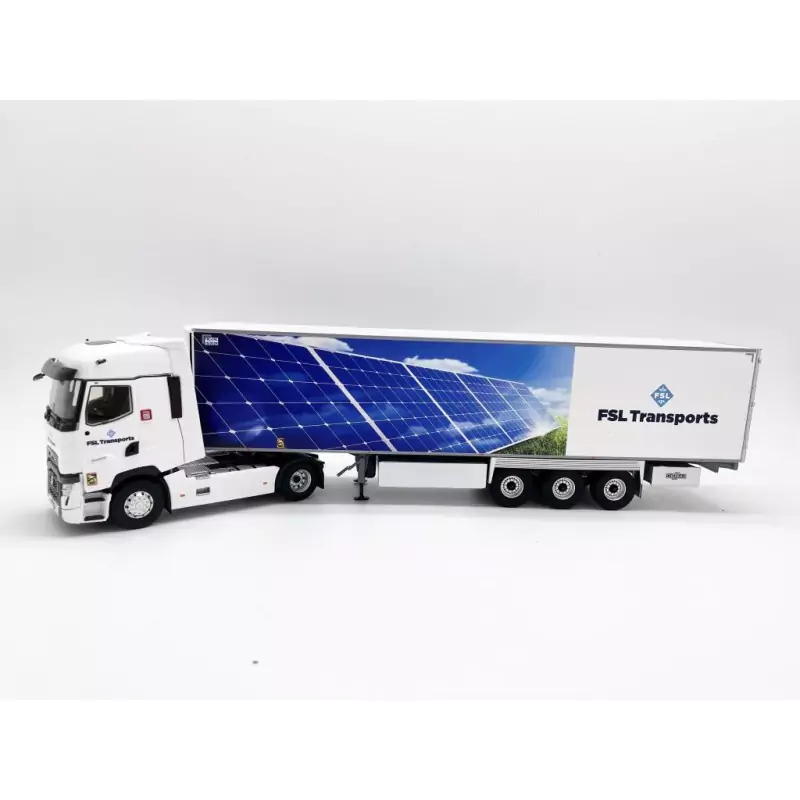 Marketplace : RENAULT T HIGH 2021 remorque CHEREAU FSL PANNEAU SOLA...