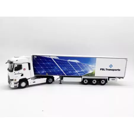 Marketplace : RENAULT T HIGH 2021 remorque CHEREAU FSL PANNEAU SOLA...