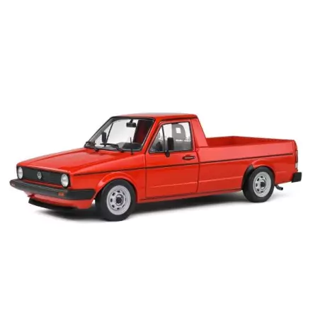 Marketplace : VOLKSWAGEN Caddy MK.1 1982 rouge - Solido - 1:18
