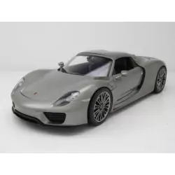 Marketplace : PORSCHE 918 Spyder 2012 gris - Welly - 1:18