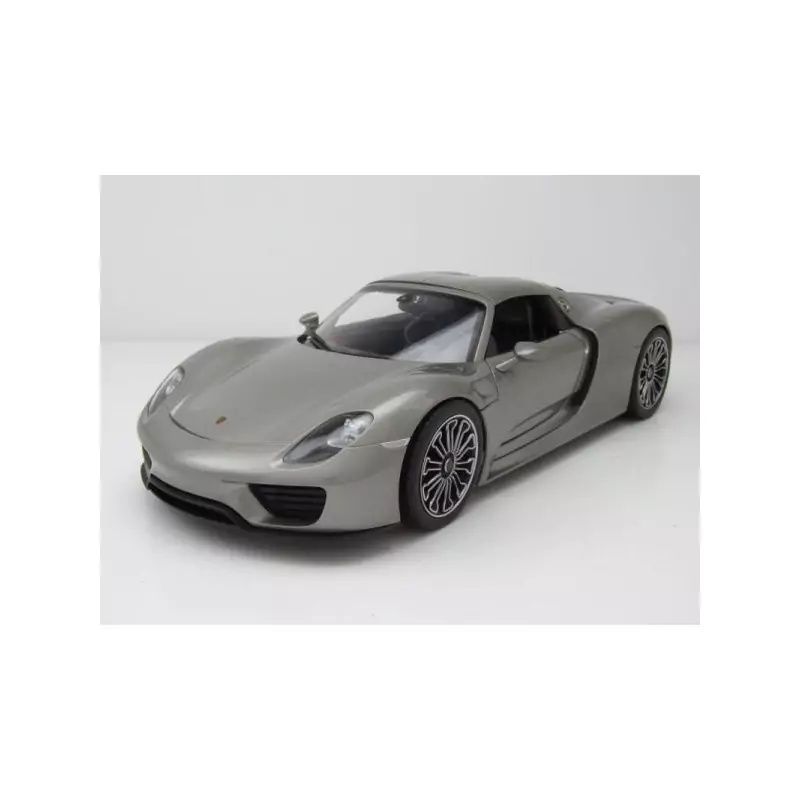 Marketplace : PORSCHE 918 Spyder 2012 gris - Welly - 1:18