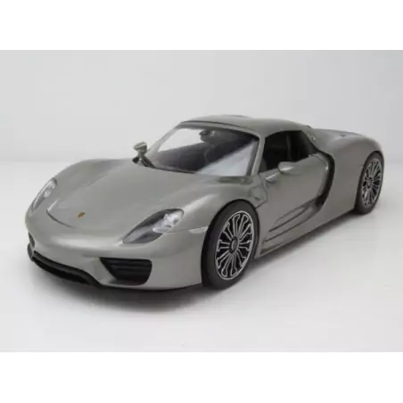 Marketplace : PORSCHE 918 Spyder 2012 gris - Welly - 1:18
