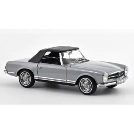 Marketplace : MERCEDES-BENZ 230 SL 1963 grise - Norev - 1:18