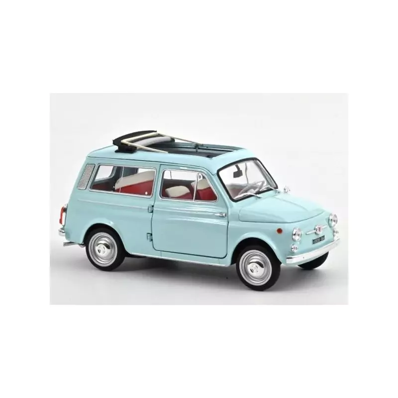 Marketplace : FIAT 500 Giardiniera 1964 Bleu Aigue-marine - Norev -...