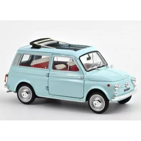 Marketplace : FIAT 500 Giardiniera 1964 Bleu Aigue-marine - Norev -...