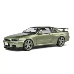 Marketplace : NISSAN GT-R (R34) 1999 vert métallique - Solido - 1:18