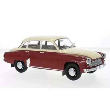 Marketplace : WARTBURG 311 1959 Bordeaux et beige - ModelCar - 1:18