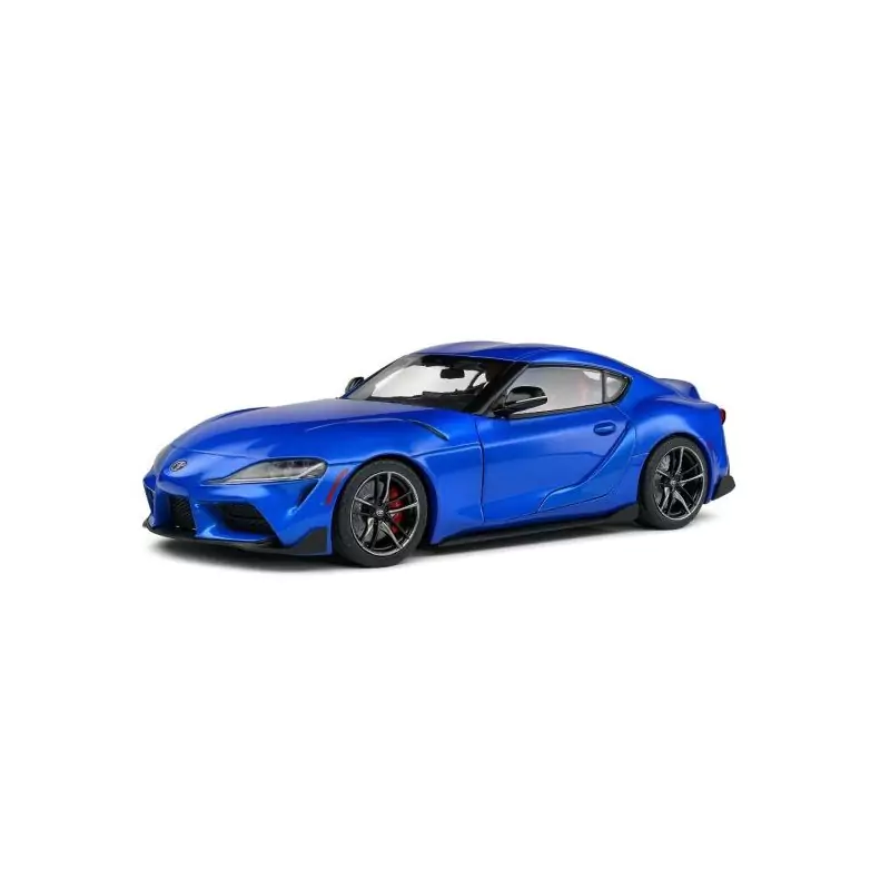 Marketplace : TOYOTA GR Supra 2021 bleu métallique - Solido - 1:18