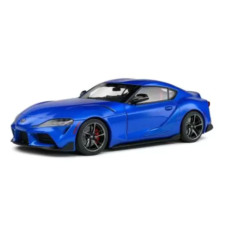 Marketplace : TOYOTA GR Supra 2021 bleu métallique - Solido - 1:18