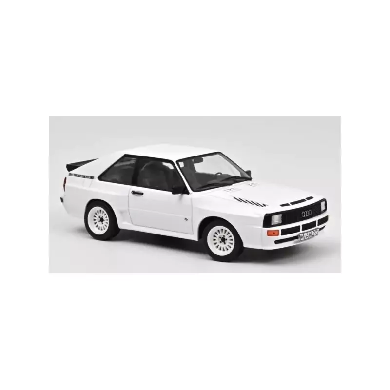 Marketplace : AUDI Sport quattro 1985 Blanc Alpin - Norev - 1:18