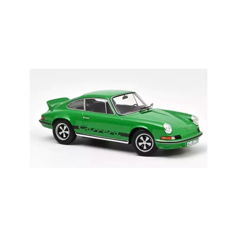 Marketplace : PORSCHE 911 RS 1973 Vert avec Déco noire - Norev - 1:18