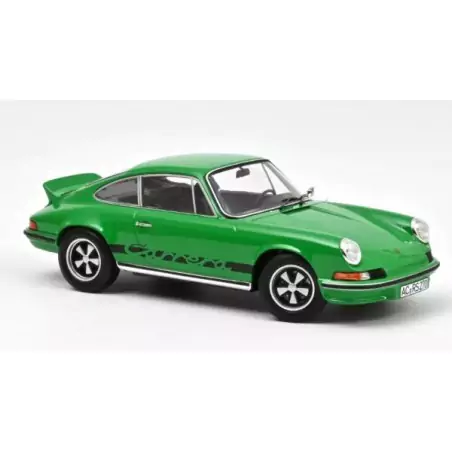 Marketplace : PORSCHE 911 RS 1973 Vert avec Déco noire - Norev - 1:18
