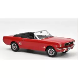 Marketplace : FORD Mustang cabriolet 1966 rouge - Norev - 1:18