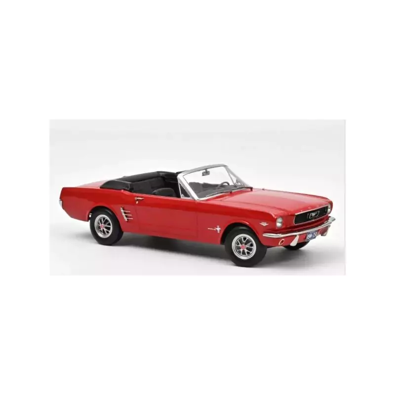 Marketplace : FORD Mustang cabriolet 1966 rouge - Norev - 1:18