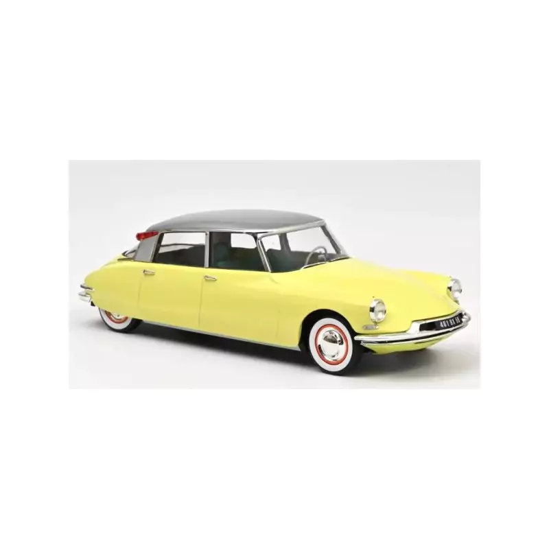 Marketplace : CITROEN DS19 1960 Jaune jonquille avec caravane Digue...