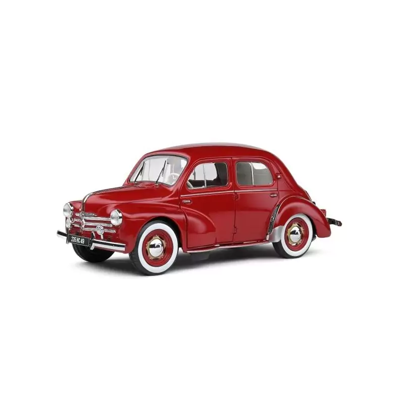 Marketplace : RENAULT 4CV 1956 Rouge - Solido - 1:18