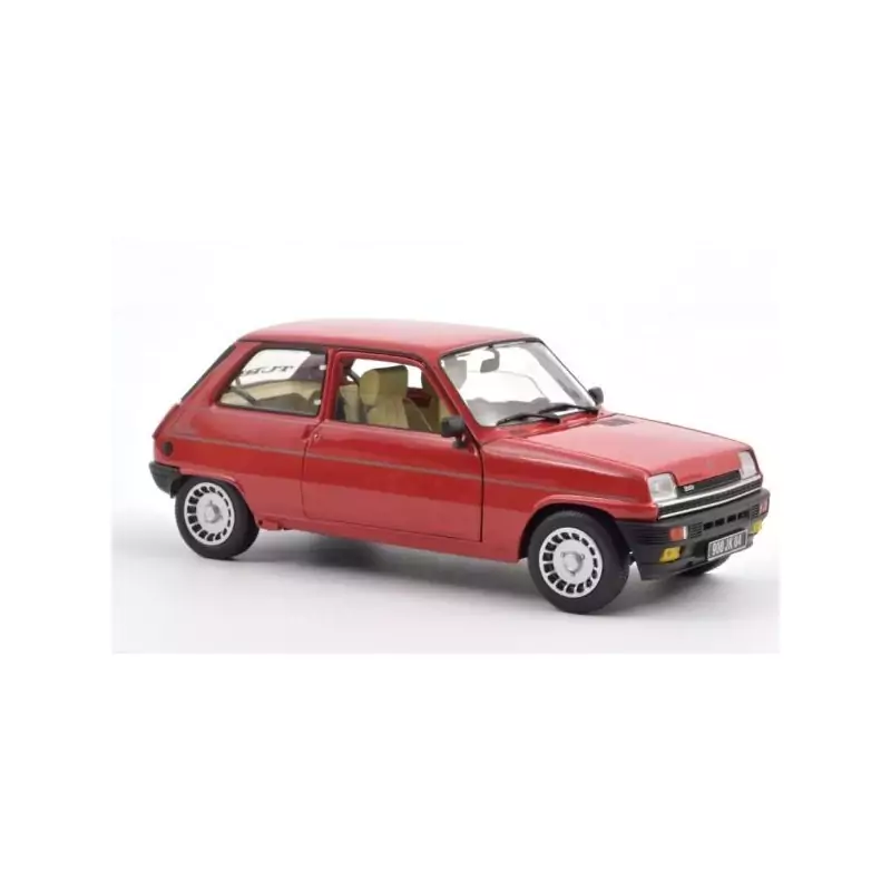 Marketplace : RENAULT 5 Alpine Turbo 1982 rouge - Norev - 1:18