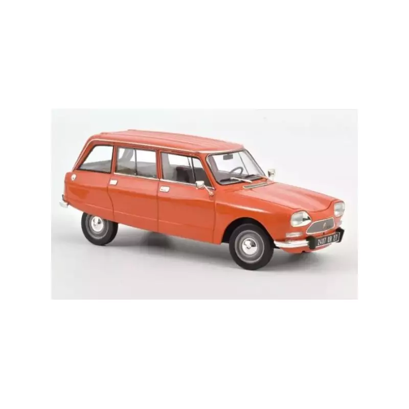Marketplace : CITROEN Ami 8 Break 1975 Ténéré Orange - Norev - 1:18