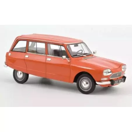 Marketplace : CITROEN Ami 8 Break 1975 Ténéré Orange - Norev - 1:18