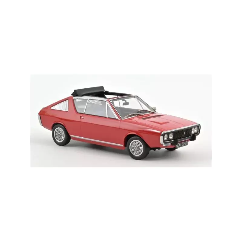 Marketplace : RENAULT 17 Gordini Découvrable 1975 Rouge - Norev - 1:18