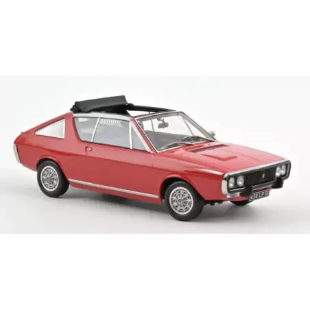 Marketplace : RENAULT 17 Gordini Découvrable 1975 Rouge - Norev - 1:18