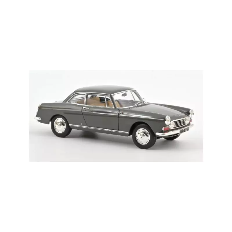 Marketplace : PEUGEOT 404 Coupé 1967 gris graphite - Norev - 1:18