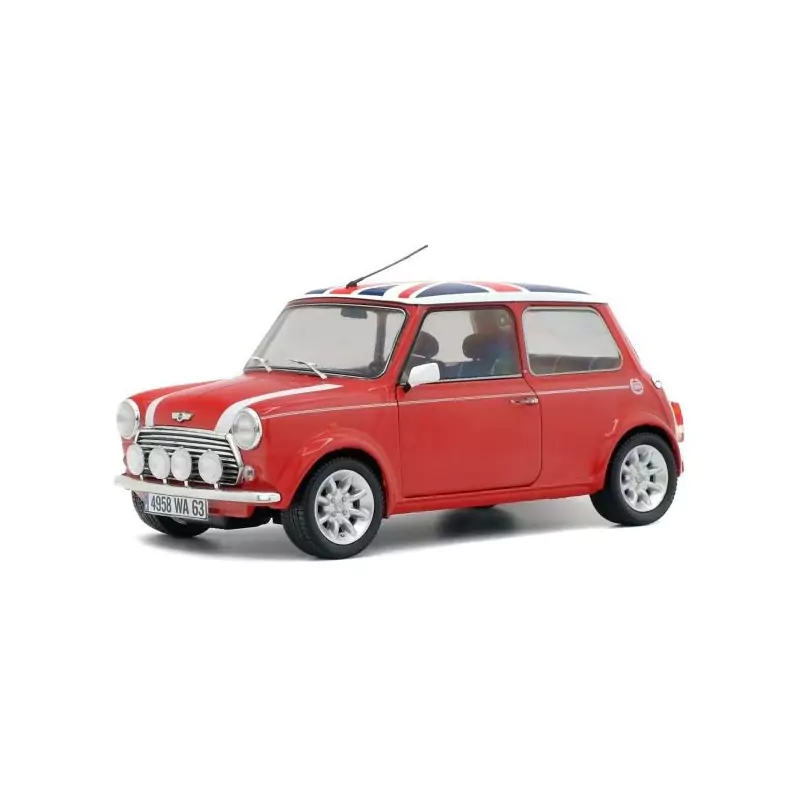 Marketplace : MINI Cooper Sport rouge 1997 - Solido - 1:18