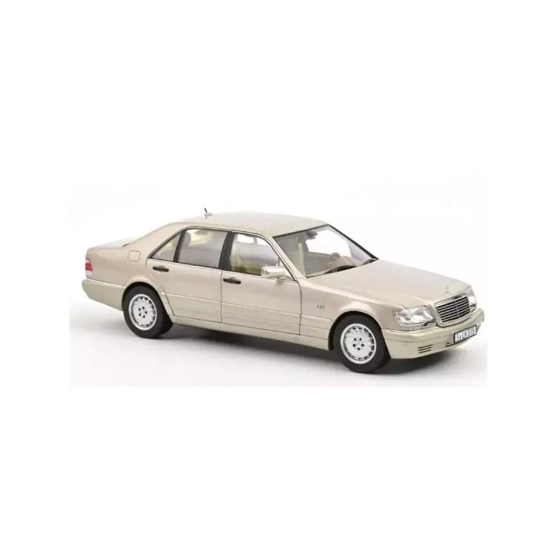 Marketplace : MERCEDES S600 1997 Argent - Norev - 1:18