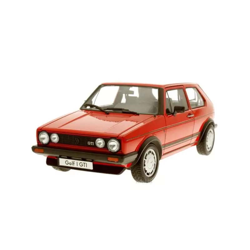 Marketplace : VOLKSWAGEN Golf I GTI rouge - Welly - 1:18