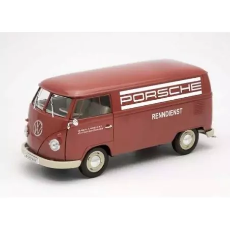 Marketplace : VOLKSWAGEN T1 bus PORSCHE RENNDIENST rouge - Welly - ...