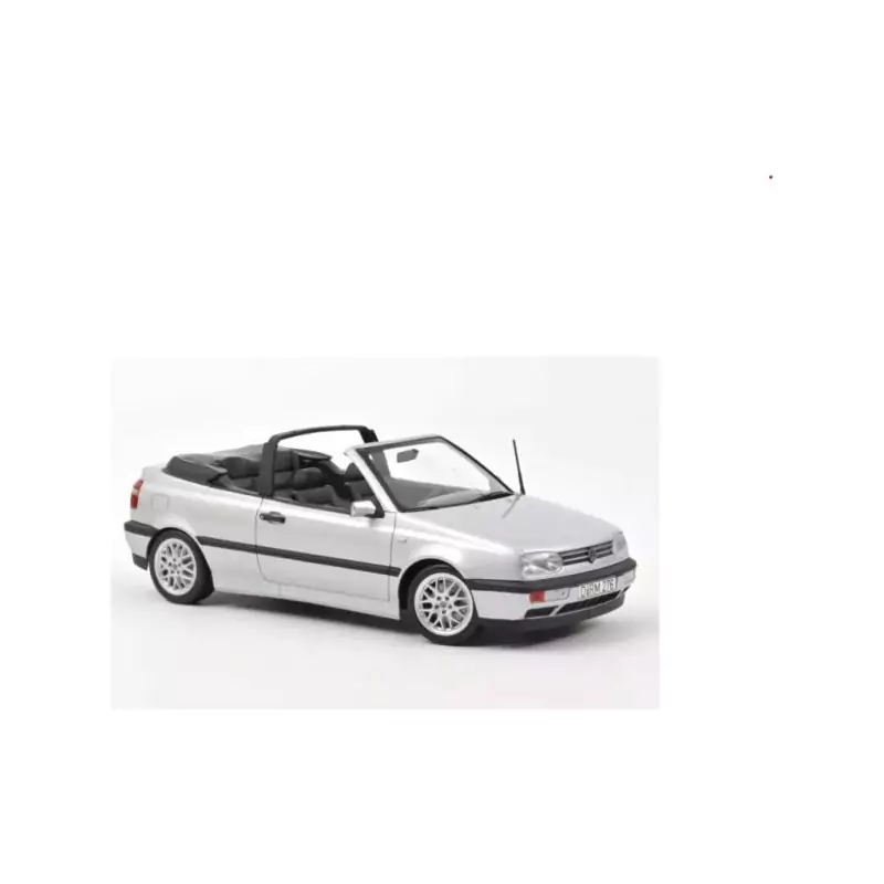 Marketplace : VOLKSWAGEN GOLF cabriolet de 1995 argent - Norev - 1:18