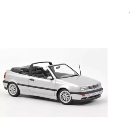 Marketplace : VOLKSWAGEN GOLF cabriolet de 1995 argent - Norev - 1:18
