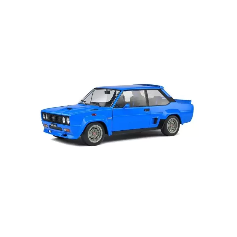 Marketplace : FIAT 131 ABARTH bleu 1980 - Solido - 1:18