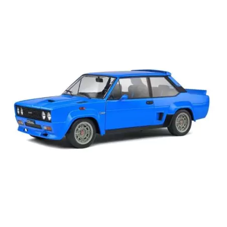 Marketplace : FIAT 131 ABARTH bleu 1980 - Solido - 1:18