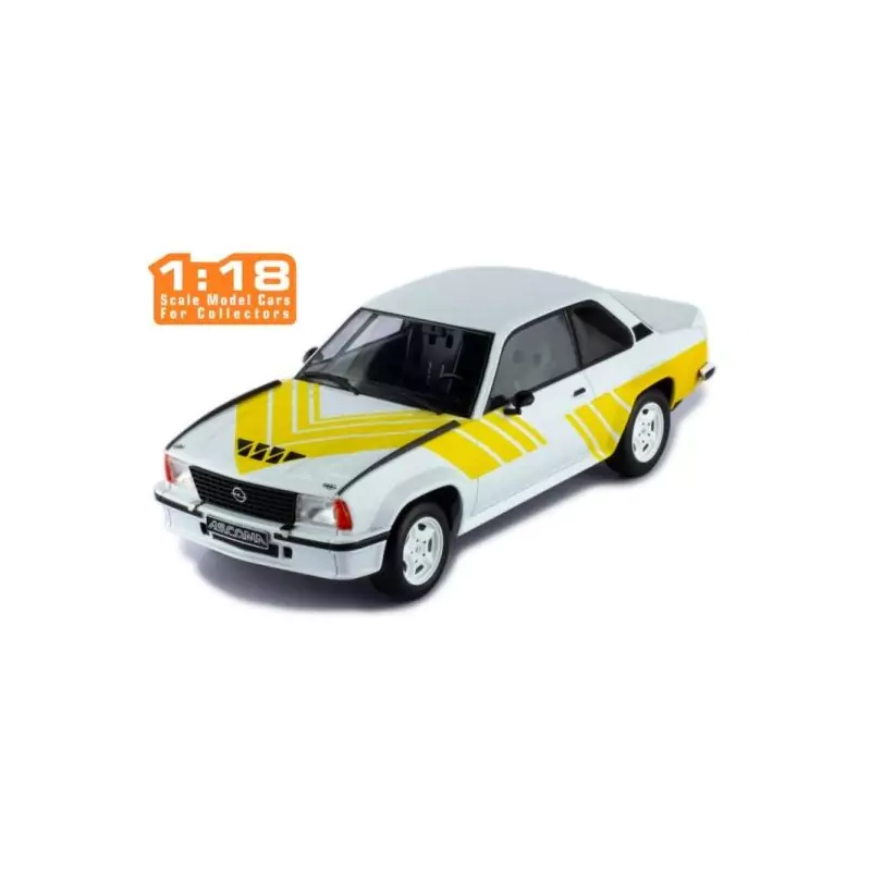 Marketplace : OPEL Ascona B 400 1982 Blanche et jaune - Ixo - 1:18