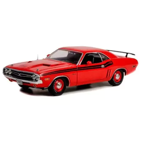 Marketplace : DODGE Challenger 1971 Rouge avec bandes noires - Gree...