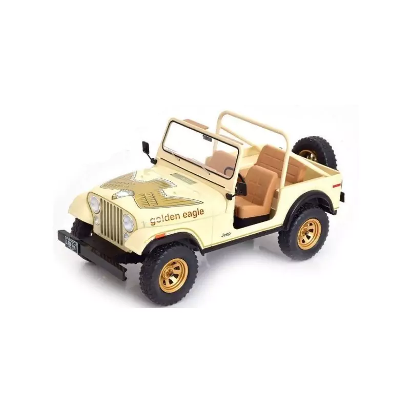 Marketplace : JEEP CJ-7 Golden Eagle 1980 beige - ModelCar - 1:18