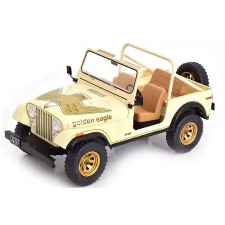 Marketplace : JEEP CJ-7 Golden Eagle 1980 beige - ModelCar - 1:18