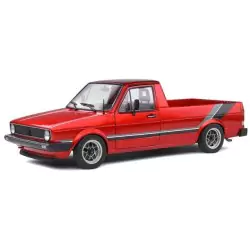Marketplace : VOLKSWAGEN Caddy Mk.1 Rouge Custom 1982 - Solido - 1:18