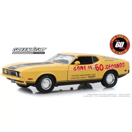Marketplace : FORD Mustang Eleanor 60 Secondes Chronos jaune Custom...