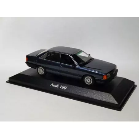 Marketplace : AUDI 100 1990 Bleu métallique - Maxichamps - 1:43