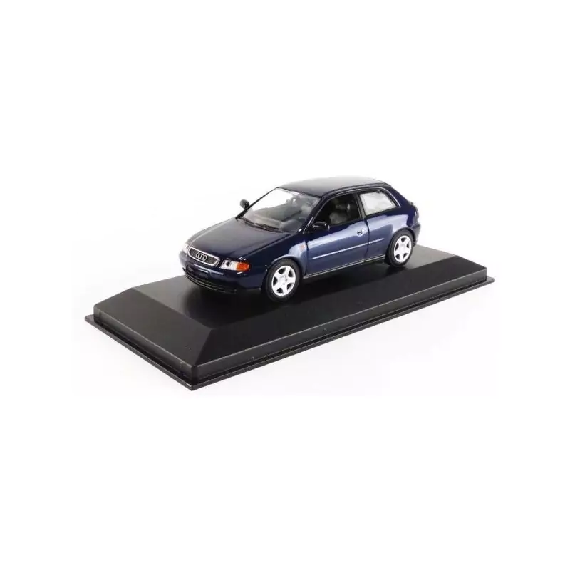 Marketplace : AUDI A3 1996 Bleue Métallique - Maxichamps - 1:43