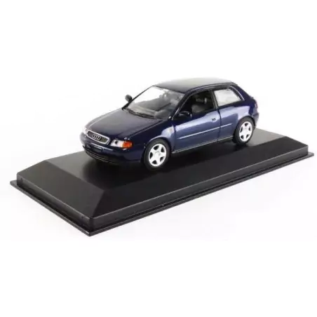 Marketplace : AUDI A3 1996 Bleue Métallique - Maxichamps - 1:43