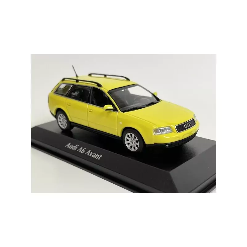 Marketplace : AUDI A6 Avant 1997 Jaune - Maxichamps - 1:43