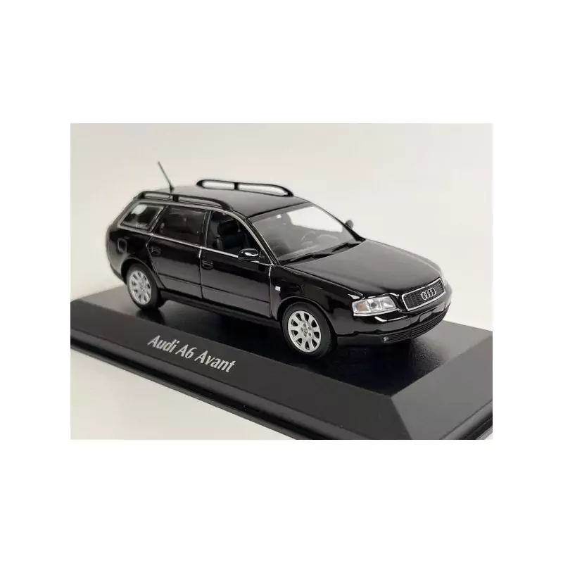 Marketplace : AUDI A6 Avant 1997 Noir - Maxichamps - 1:43