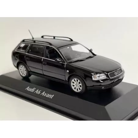 Marketplace : AUDI A6 Avant 1997 Noir - Maxichamps - 1:43