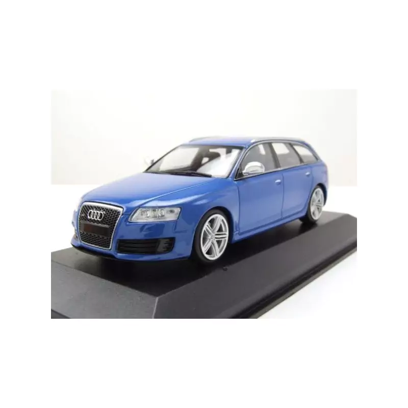 Marketplace : AUDI RS6 Avant 2007 Bleu métallique - Maxichamps - 1:43