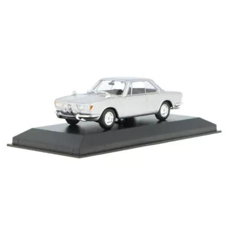 Marketplace : BMW 2000CS coupé 1967 grise - Maxichamps - 1:43