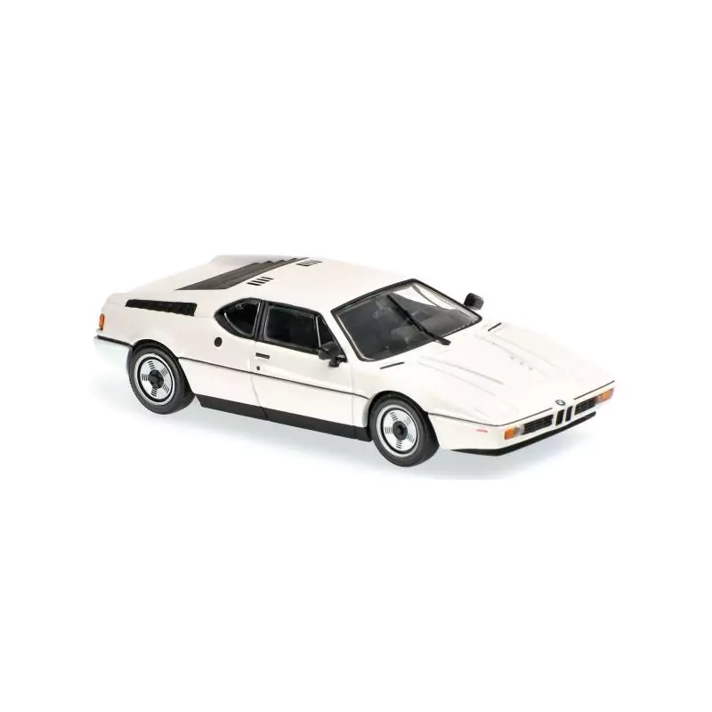 Marketplace : BMW M1 1979 blanche - Maxichamps - 1:43