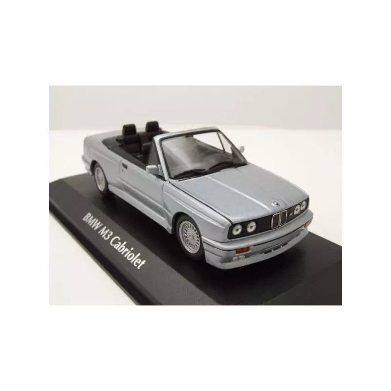 Marketplace : BMW M3 Cabriolet E30 1988 Argent - Maxichamps - 1:43